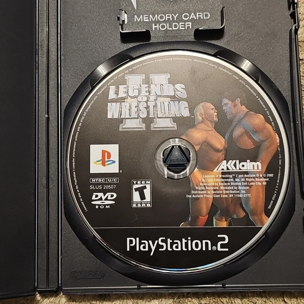 PS2 Legends Of Wrestling